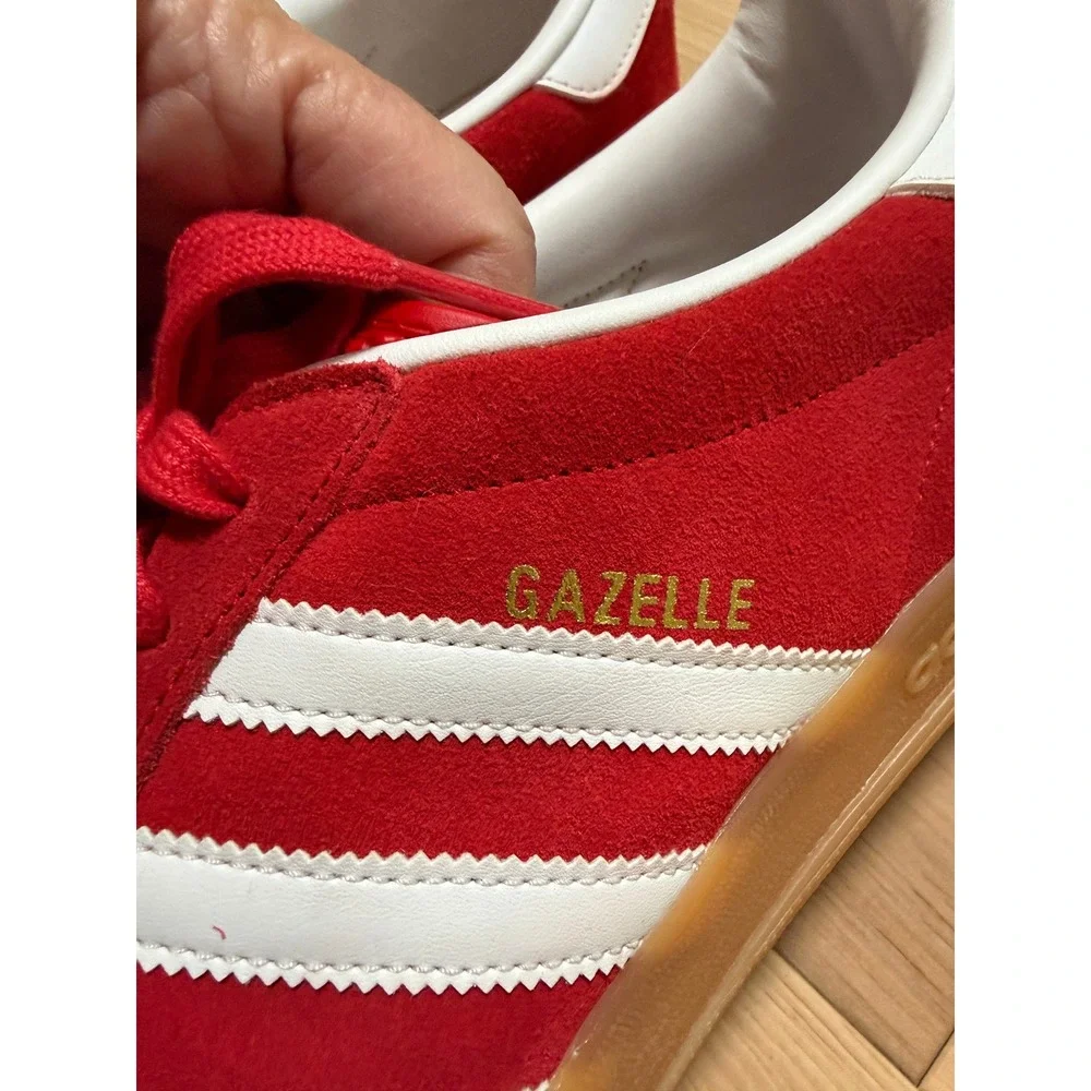 Adidas Gazelle Indoor Better Scarlet Sneakers Mens Size 11 Suede Low Top JI2063